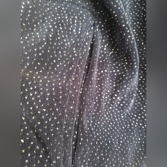 Vintage Jacket, Large  Gepetto Navy Sparkly Zipper - Picture 3 of 5